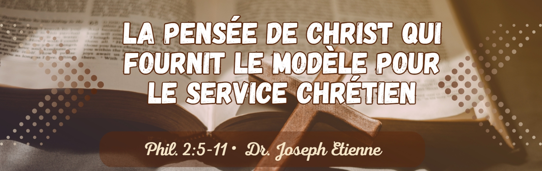 La pensée de Christ: Le modèle pour le service chrétien
