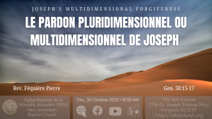 Sunday Worship Service @ Eglise Baptiste de la Nouvelle Jerusalem
