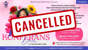 Cancelled: 2026 EBNJ Women's Conference (Sat) @ Eglise Baptiste de la Nouvelle Jerusalem