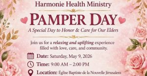 Senior Pamper Day @ Eglise Baptiste de la Nouvelle Jerusalem
