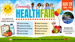 2026 Health Fair @ Eglise Baptiste de la Nouvelle Jerusalem